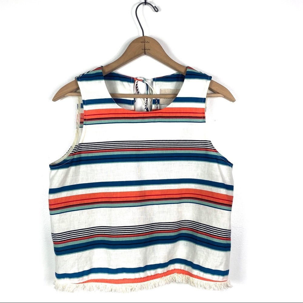 Moon River | Stripe Tie Back Tank Top